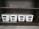 微光里五个装宿舍桌面收纳盒零食衣物杂物篮家用储物盒子带盖化妆品收纳 36*26*24cm 五件【2+2+3+5+5】 实拍图