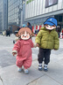 戴维贝拉（DAVE＆BELLA）过年加绒加厚秋冬连体衣婴儿衣服新生儿冬季外出服宝宝新年拜年服 桃粉色DB12022-N 80cm （建议身高73-80cm） 实拍图
