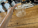 heisou公道杯加厚耐热玻璃泡茶一体月牙片过滤茶水分离玻璃杯450mlKC522 实拍图