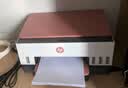 惠普（HP）676/672彩色喷墨连供打印机家用A6照片手机无线复印扫描一体机A4企业文件档办公学生作业习题试卷 Tank 676 无线双面三合一 实拍图