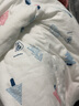 wua·wua婴儿连体衣秋季保暖加厚秋冬季套装新生儿夹棉男女宝宝冬装棉衣 蓝小熊（150g厚棉） 66cm （建议3-6月 10-15斤） 实拍图