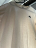adidas情侣休闲纯棉上衣圆领短袖T恤男女夏季阿迪达斯官方轻运动 米白 L 晒单实拍图