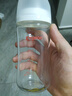 贝亲（Pigeon）玻璃奶瓶宽口径防胀气240ml M号奶嘴 3月+ AA187  实拍图