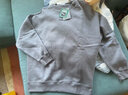 彪马（PUMA）加绒纯色秋冬卫衣套头衫男女情侣长袖连帽运动上衣534364 仙人掌色-41 2XL (190/108A) 实拍图