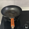 珍珠生活日本原装进口炒锅无涂层物理防粘铁锅 家用平底炒菜锅 燃气灶锅具 实拍图