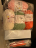 艾秀精梳牛奶手工编织diy5股奶棉线婴儿童宝宝手编绒钩编中粗棉纱毛线 63桔黄 实拍图