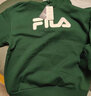 斐乐（FILA）官方多彩卫衣长袖情侣装宽松时尚运动连帽套头衫男女上衣印花 （加绒）秀峰绿-GN M 170/92A 实拍图