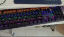 MageGee 机械朋克 七彩背光有线键盘 104键方键帽机械键盘 复古朋克键盘 笔记本台式电脑键盘 黑色混光 青轴 实拍图