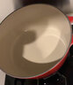 酷彩（Le Creuset）法国进口珐琅锅铸铁22/24/26cm圆形锅汤锅焖蒸炖煮锅煲汤微压锅 【3-5口之家】红色 24cm 实拍图