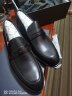 沙驰（SATCHI）男鞋 2024夏季轻便舒适套脚皮鞋镂空透气网眼洞洞商务正装皮鞋 黑色 42 晒单实拍图