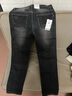与狼共舞【柔韧微弹】牛仔裤男直筒弹力水洗男士休闲长裤子 015深灰 29 实拍图
