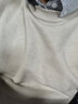真维斯（Jeanswest）日系毛衣男春秋基础纯色百搭长袖针织衫男士简约薄款线衣加绒内搭 卡其(空白) 180/XL (体重140-160斤) 实拍图