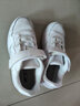鸿星尔克童鞋儿童板鞋男童女童小白鞋秋季轻便透气休闲运动鞋百搭休闲 正白 -偏小1码 37 实拍图