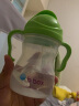 b.box贝博士第三代儿童吸管杯 宝宝重力球防漏学饮杯 苹果绿 实拍图