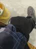 慕兰陆莲半指手套男冬季加绒开车防滑保暖手套漏指户外运动登山健身骑行手套露指学生写字电脑打字半截手套 黑色 实拍图