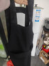 围裙定制logo印字咖啡师餐饮奶茶店背带式防水防油上班工作服女男棉布夏天透气家用厨房时尚做饭围腰订做 黑色防水加长款 实拍图