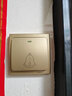 领普科技门铃 无线家用不用电池自发电远距离防水老人呼叫器 香槟金一拖一 实拍图