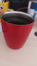 富光 FGA创意真空保温杯不锈钢马克杯情侣咖啡杯办公室水杯子牛奶杯 红色 380ml 实拍图