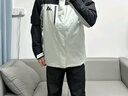 adidas拒水加绒内胆三合一连帽外套男女秋冬阿迪达斯官方轻运动 质感灰   M 实拍图