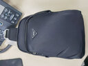 沙驰男包单肩斜跨包大容量2025新款品牌休闲通勤骑行运动男士帆布胸包 【经典黑】官方正品/顺丰发货 实拍图