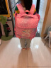 赫登尔儿童小学生书包女生减负护脊一二三到六年级轻盈透气背包女A1212 彩虹独角兽粉（小号1-3年级） 实拍图
