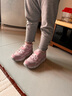 江博士春秋拼色儿童鞋防滑耐磨复古舒适透气魔术贴男女宝学步鞋 粉红 28 脚长约16.9-17.4 实拍图