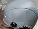 雅迪电动车新国标3C头盔 电瓶车头盔摩托车自行车头盔四季男女通用 3C新国标头盔 灰色（赠送茶色长镜片） 实拍图