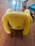 芝华仕（CHEERS）卡通小沙发客厅家用小户型奶油风单人椅子 XJ024 奶沙黄 实拍图