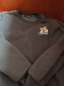 GENIOLAMODE森马集团加绒卫衣男士冬季圆领加厚保暖内穿长袖上衣服 深灰 M 实拍图
