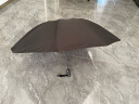 obsu日本不湿伞晴雨两用反向遮阳防晒折叠伞 黑色 不湿伞 实拍图