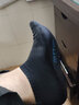 凰棉袜子男士秋冬加厚款吸汗透气低筒帮毛巾浅口运动无骨短袜棉船袜男 黑色- 6双 实拍图