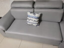 创繁现代可拆洗布艺沙发简约客厅小户型免洗科技布沙发组合家具 六件套+茶几电视柜 乳胶+海绵座包/科技布 实拍图