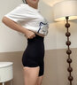 姿形计产后U型塑束缚衣身衣束腰高腰安全内裤强压收有肚子穿的裤腹套装 黑色U型+加长平角裤 M(95-115斤 实拍图