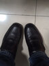 红蜻蜓男鞋新款商务休闲加绒男士棉鞋简约套脚一脚蹬皮鞋爸爸鞋WTD8069 黑色 40 实拍图