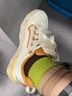 斐乐（FILA）FUSION斐乐潮牌踢板鞋KICK女鞋潮流百搭滑板鞋运动鞋休闲鞋 初雪白/鹿皮黄-PB 36 实拍图