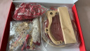 花喜礼中式新娘团扇结婚秀禾服双面成品diy手工制作材料包古风重工喜扇 红色材料包+礼盒+楠竹扇架 实拍图