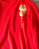 真维斯（JEANSWEST）红色卫衣男女款秋冬季休闲宽松上衣蛇年本命年衣服过新年会定制款 红色 诸事顺遂蛇_K 2XL 【推荐140-160斤】 实拍图