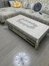 欧式茶几桌布布艺长方形客厅茶几布现代简约奢华高档台布餐桌罩套 浅咖双花 120*180cm:适用80*140 实拍图