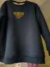 真维斯（Jeanswest） 超暖加绒加厚卫衣男女秋冬季新款圆领羊羔绒宽松马年本命年衣服 黑色 马到成功 3XL 【推荐170-190斤】 实拍图