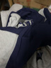恒帝青少年秋衣秋裤男大童内衣全棉高中初中学生套装纯棉棉毛衫保暖 蓝色眼镜999-3 175 实拍图