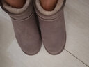 ZHR雪地靴女冬季加绒休闲一脚蹬棉鞋保暖舒适短靴女 JA01 卡其色 38  实拍图