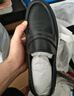 百丽男鞋轻便一脚蹬商务皮鞋舒适真皮软底百搭乐福鞋A1174CM3 黑色 40 (250mm) 实拍图