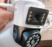 海尔（Haier）1000万双摄高清监控摄像头室外防水监控器360度无死角带夜视全景语音农村室外高清wifi户外防水 实拍图