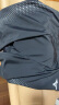美津浓（MIZUNO）泳裤男士防尴尬大码长款5分裤专业速干抗氯游泳衣装备B1127黑2XL 实拍图
