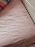 富安娜床垫保护垫 纯棉抗菌褥子夹棉可水洗床罩单人学生宿舍粉1米2床 实拍图