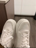 回力小白鞋女款2025新款秋冬爆款鞋子女鞋配裙子百搭运动厚底板鞋 白色 脚胖脚宽拍大一码 【4厘米超轻底】 36 实拍图