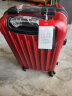 皮尔卡丹红色行李箱女拉杆箱婚庆20英寸登机旅行箱陪嫁伴娘小型密码箱箱子 晒单实拍图