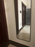 娜兰斯 穿衣镜全身镜落地镜铝合金家用壁挂试衣卧室镜子贴墙现代大镜子 经典黑50*150（壁挂支架两用） 实拍图