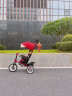 小龙哈彼儿童三轮车脚踏车1-3-6岁溜娃神器幼儿宝宝手推车三轮推车 粉[推杆联动控制+安全护栏]+棉垫 实拍图