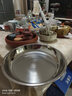 HUYO 蒸凉皮锣锣316不锈钢蒸面皮锣锣家用做凉皮的工具双耳不粘凉皮盘 带耳凉皮锣锣23cm【中号】送三件套 实拍图